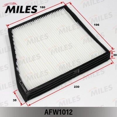 Miles AFW1012 Filter, interior air AFW1012