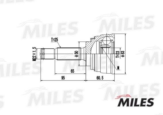 Miles GA20265 Joint Kit, drive shaft GA20265