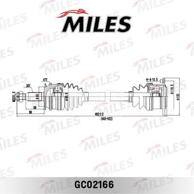 Miles GC02166 Drive shaft GC02166