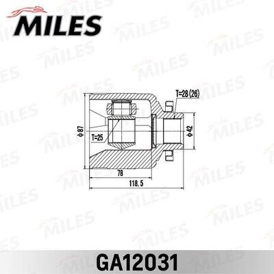 Miles GA12031 Joint kit, drive shaft GA12031