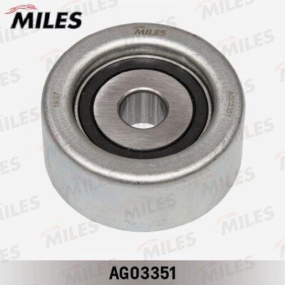 Miles AG03351 Tensioner pulley, v-ribbed belt AG03351