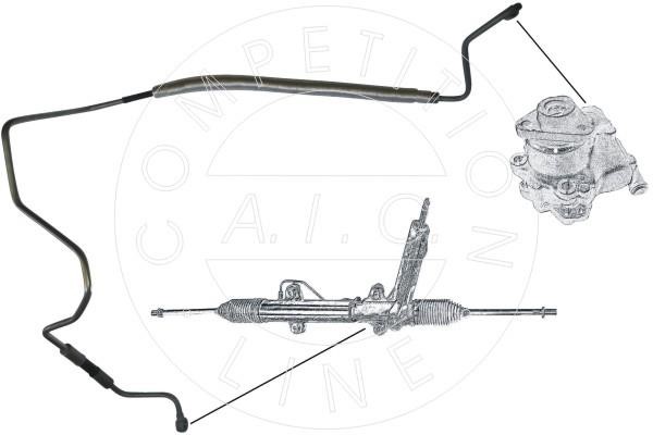 AIC Germany 54956 Power Steering High Pressure Hose (Power Steering) 54956