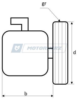 Hydraulic Pump, steering system Motorherz P1004HG