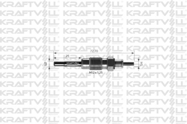 Kraftvoll 05030040 Glow plug 05030040