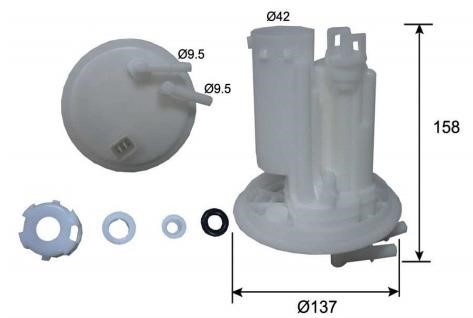 Azumi Filtration Product FST27002 Filter, fuel pump FST27002