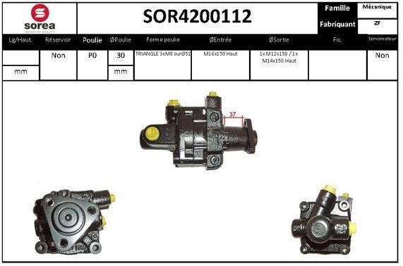 StartCar SOR4200112 Hydraulic Pump, steering system SOR4200112