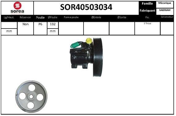 StartCar SOR40503034 Hydraulic Pump, steering system SOR40503034