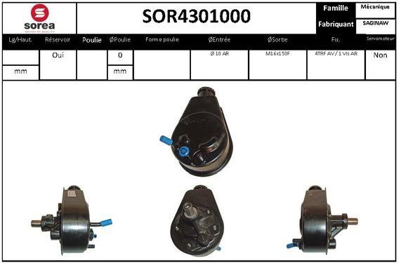 StartCar SOR4301000 Hydraulic Pump, steering system SOR4301000
