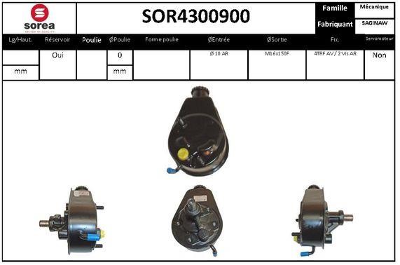 StartCar SOR4300900 Hydraulic Pump, steering system SOR4300900