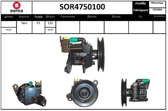 StartCar SOR4750100 Hydraulic Pump, steering system SOR4750100