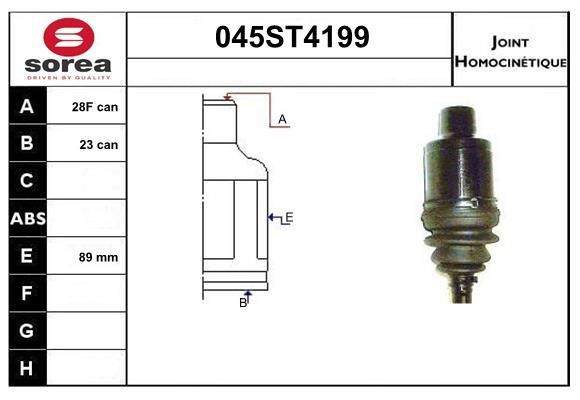 StartCar 045ST4199 Joint kit, drive shaft 045ST4199