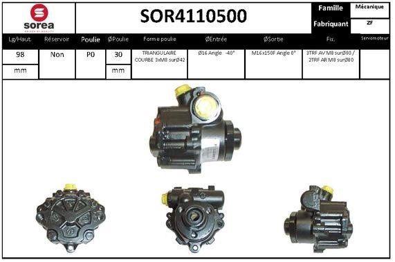 StartCar SOR4110500 Hydraulic Pump, steering system SOR4110500