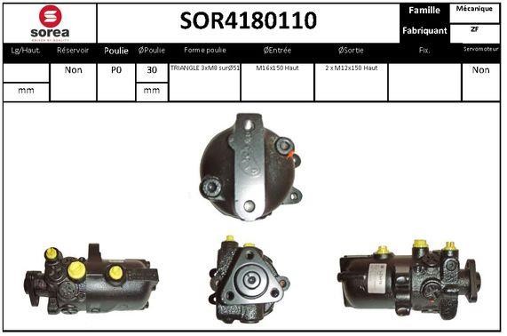 StartCar SOR4180110 Hydraulic Pump, steering system SOR4180110