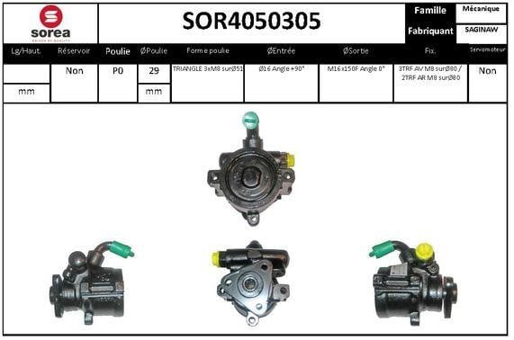 StartCar SOR4050305 Hydraulic Pump, steering system SOR4050305