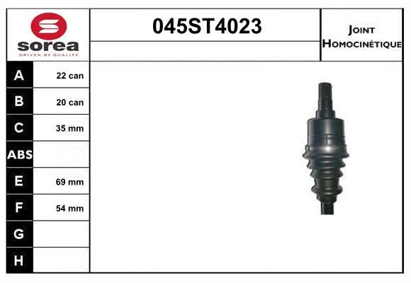 StartCar 045ST4023 Joint kit, drive shaft 045ST4023