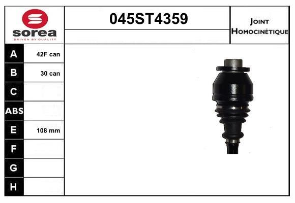 StartCar 045ST4359 Joint kit, drive shaft 045ST4359