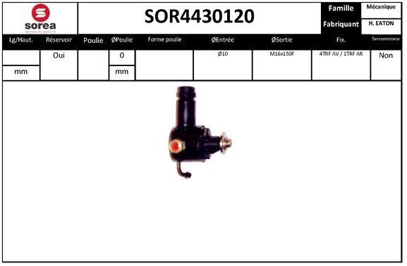 StartCar SOR4430120 Hydraulic Pump, steering system SOR4430120