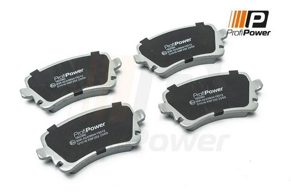 ProfiPower 1B2080 Brake Pad Set, disc brake 1B2080