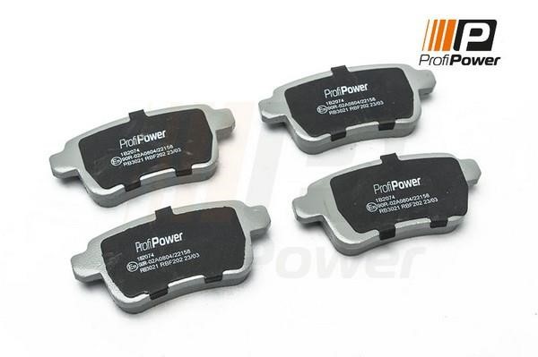 ProfiPower 1B2074 Brake Pad Set, disc brake 1B2074