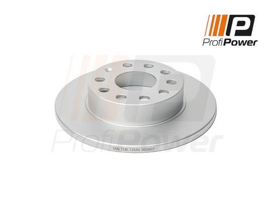 ProfiPower 3B2007 Rear brake disc, non-ventilated 3B2007