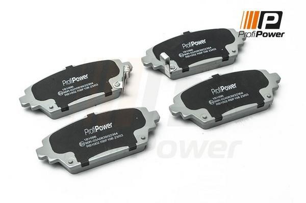 ProfiPower 1B1096 Brake Pad Set, disc brake 1B1096