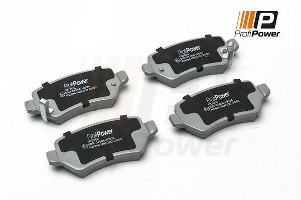 ProfiPower 1B2004 Brake Pad Set, disc brake 1B2004