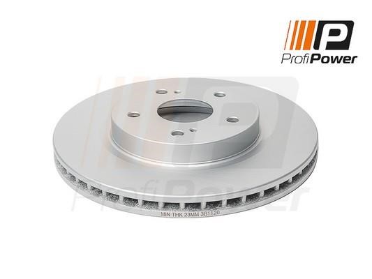 ProfiPower 3B1120 Front brake disc ventilated 3B1120