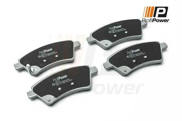 ProfiPower 1B1071 Brake Pad Set, disc brake 1B1071