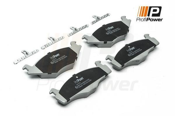 ProfiPower 1B1077 Brake Pad Set, disc brake 1B1077