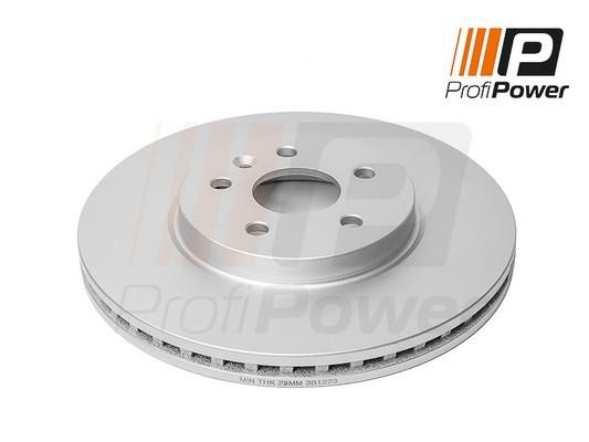 ProfiPower 3B1223 Front brake disc ventilated 3B1223