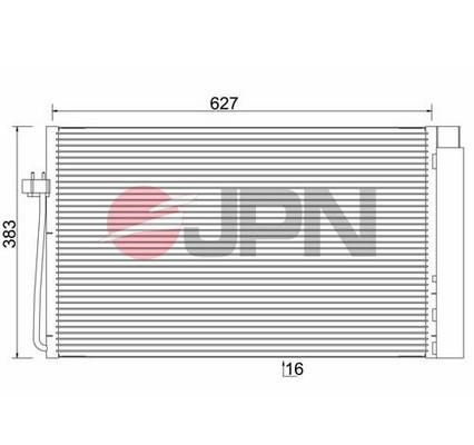 JPN 60C9086-JPN Condenser, air conditioning 60C9086JPN