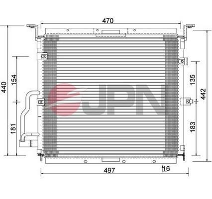 JPN 60C9081-JPN Condenser, air conditioning 60C9081JPN