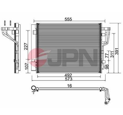 60C0329JPN JPN AC Condenser