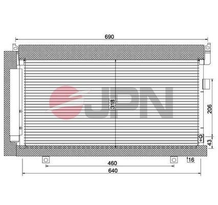 60C9132JPN JPN AC Condenser