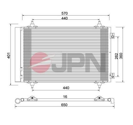 60C9093JPN JPN AC Condenser