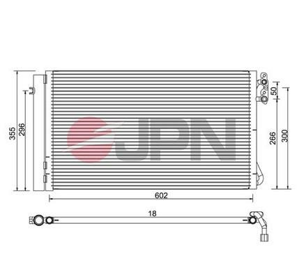 JPN 60C9084-JPN Condenser, air conditioning 60C9084JPN