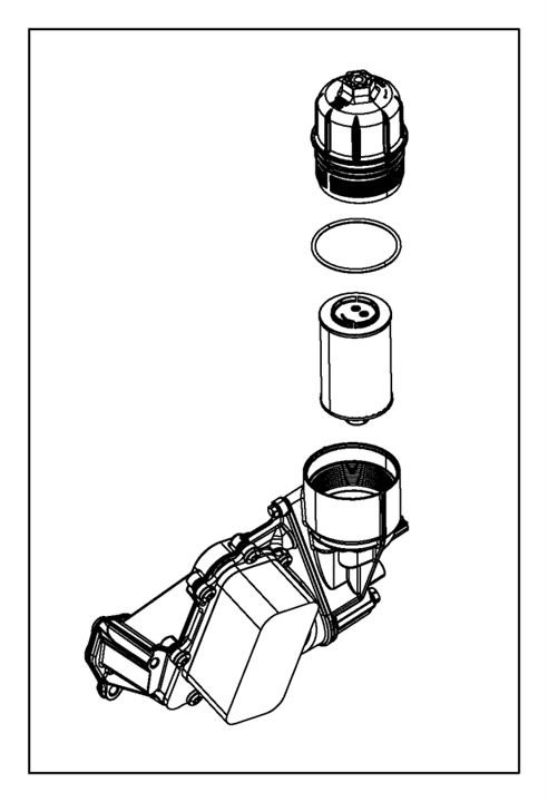 Chrysler/Mopar 68504665AA Filter/cooler assembly. oil. export. 68504665AA 68504665AA Chrysler/Mopar Filter/cooler assembly. oil. export.