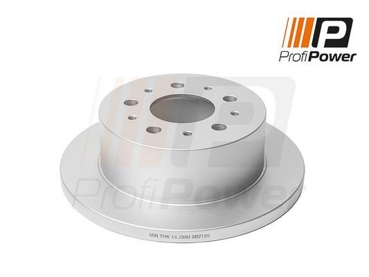 ProfiPower 3B2125 Rear brake disc, non-ventilated 3B2125