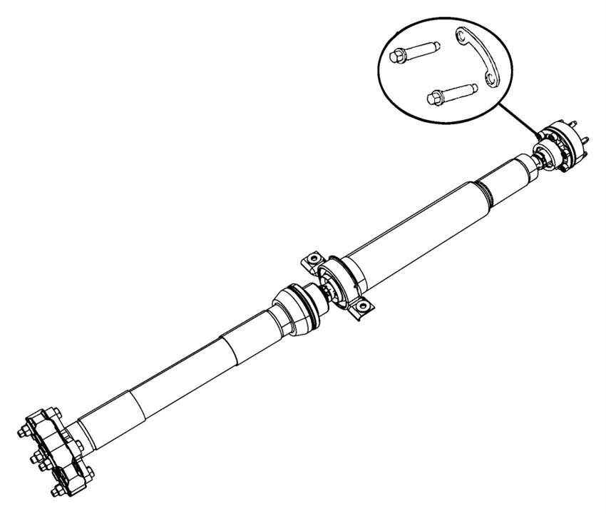 Chrysler/Mopar 52123629AD Drive shaft 52123629AD 52123629AD Chrysler/Mopar Drive shaft