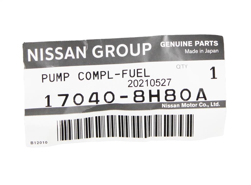 Buy Nissan 17040-8H80A at a low price in United Arab Emirates!