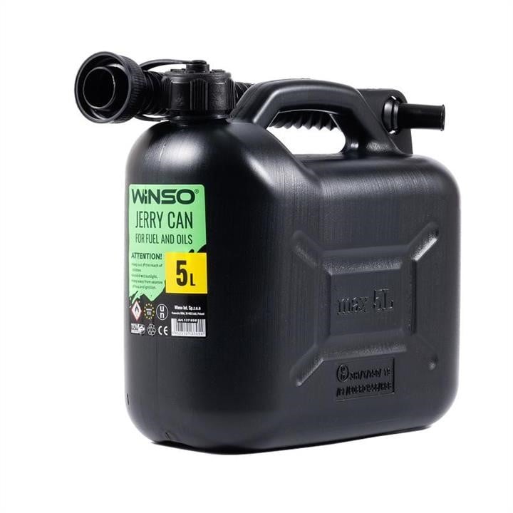 Winso 137050 Plastic canister for fuel and oil, 5 L 137050