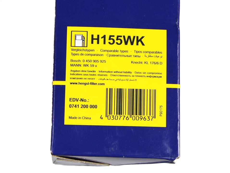 Fuel filter Hengst H155WK