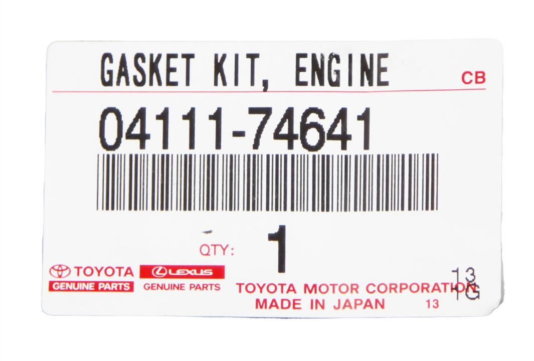 Buy Toyota 04111-74641 at a low price in United Arab Emirates!