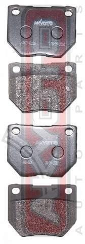 Akyoto AKDC-0226 Rear disc brake pads, set AKDC0226