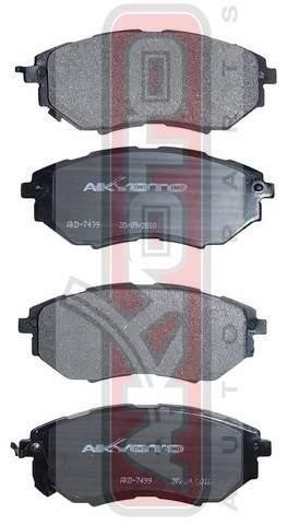 Akyoto AKD-7499 Front disc brake pads, set AKD7499