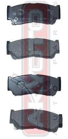 Akyoto AKD-0797 Rear disc brake pads, set AKD0797