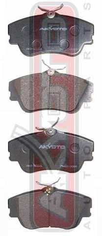 Akyoto AKD-0160 Front disc brake pads, set AKD0160