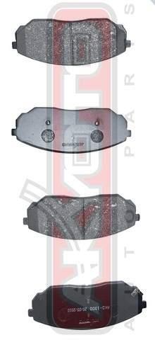 Akyoto AKD-1300 Front disc brake pads, set AKD1300