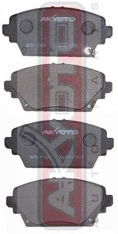 Akyoto AKD-1268 Front disc brake pads, set AKD1268
