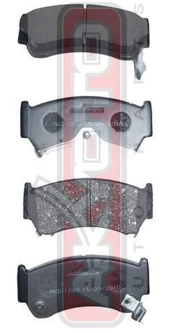 Akyoto AKD-1289 Front disc brake pads, set AKD1289